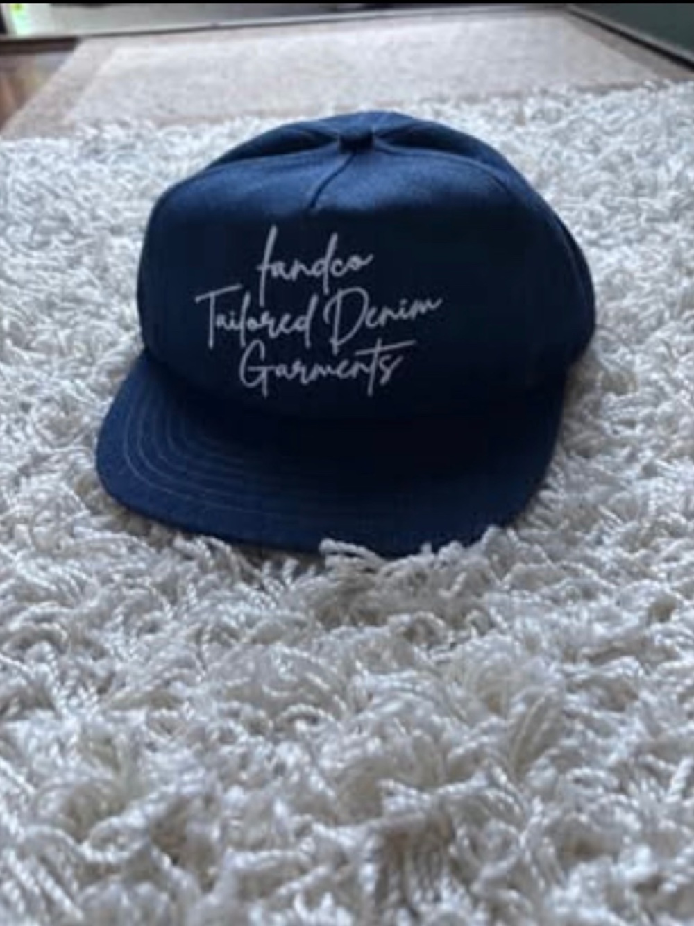 F&CO. Denim wide brim 5 panel hat